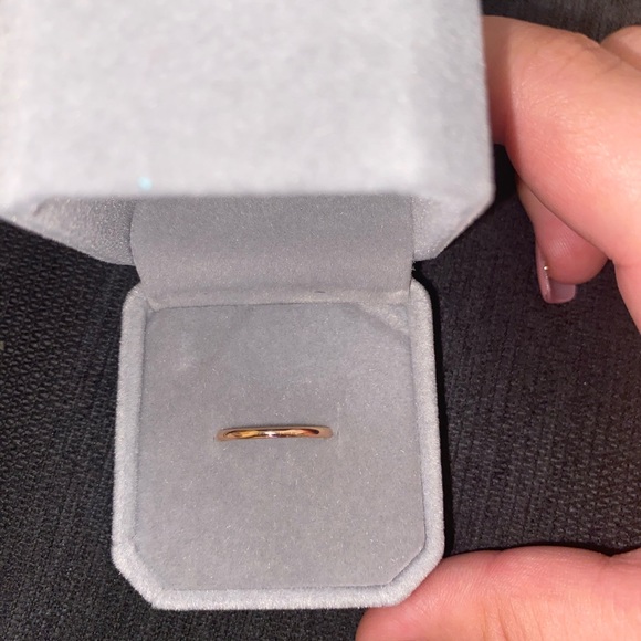 Rose Gold Wedding Band - Picture 2 of 3